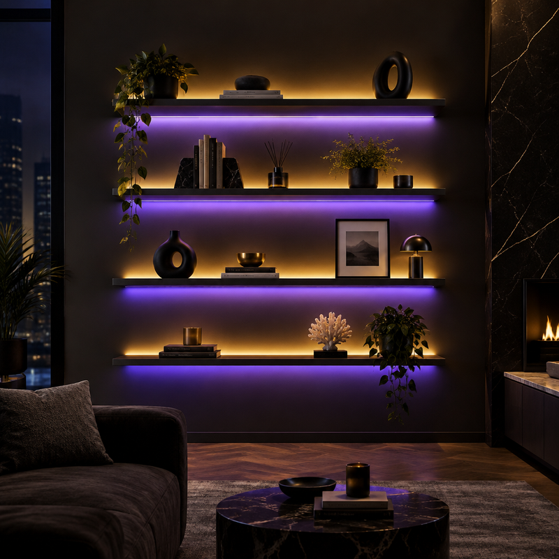 LED Floating Shelves & Display