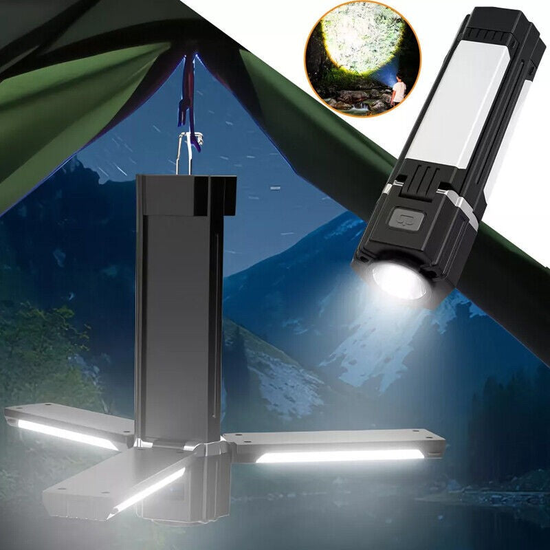 Rechargeable Portable LED Lantern – Bright Camping & Emergency Light