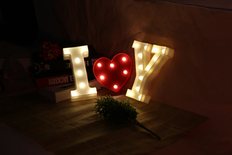 LED Marquee Letters – Large Light Up Alphabet Signs