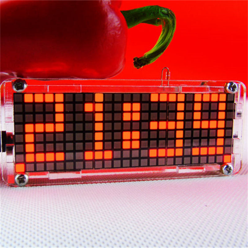Smart LED Matrix Clock – Programmable Display for Home & Office