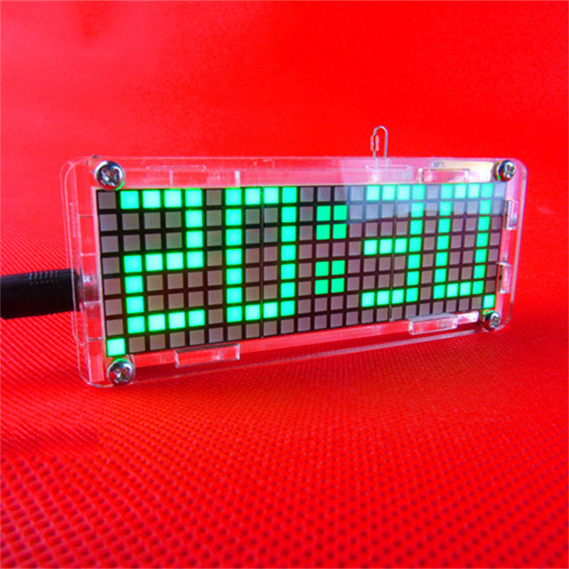 Smart LED Matrix Clock – Programmable Display for Home & Office