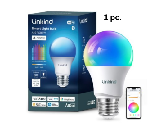 Smart RGB LED Light Bulbs – WiFi/APP Controlled Color Changing Smart Bulbs for Home & Room