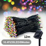 Solar LED String Lights – Outdoor Solar Powered Fairy Lights for Garden, Patio & Party
