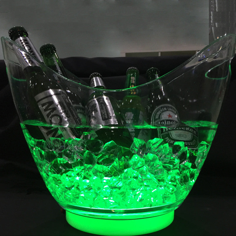 LED Ice Bucket – Color Changing Party Drink Cooler
