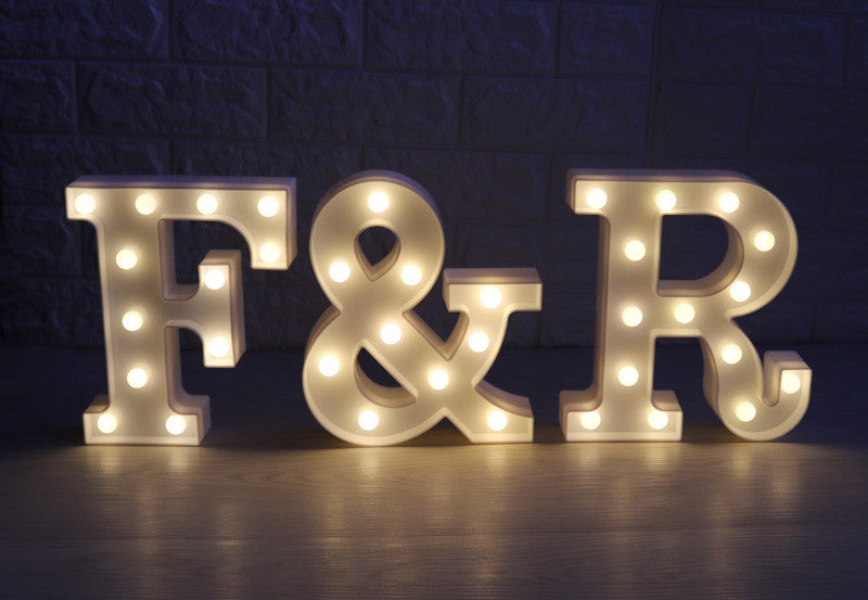 LED Marquee Letters – Large Light Up Alphabet Signs