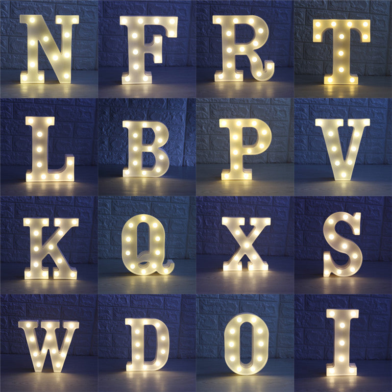 LED Marquee Letters – Large Light Up Alphabet Signs