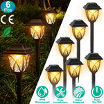 6-Pack Solar Powered LED Garden Stakes – Color Changing Yard Decor Lights