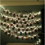 LED Photo Clip String Lights – Decorative Hanging Fairy Lights for Photos & Room Decor