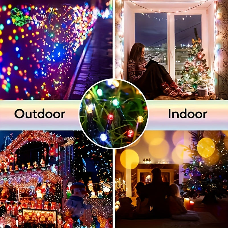 Solar LED String Lights – Outdoor Solar Powered Fairy Lights for Garden, Patio & Party