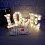 LED Marquee Letters – Large Light Up Alphabet Signs