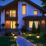 6-Pack Solar Powered LED Garden Stakes – Color Changing Yard Decor Lights