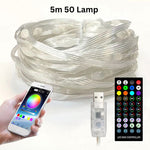 Smart RGB String Lights – WiFi/APP Controlled LED Decorative Lights for Home & Parties