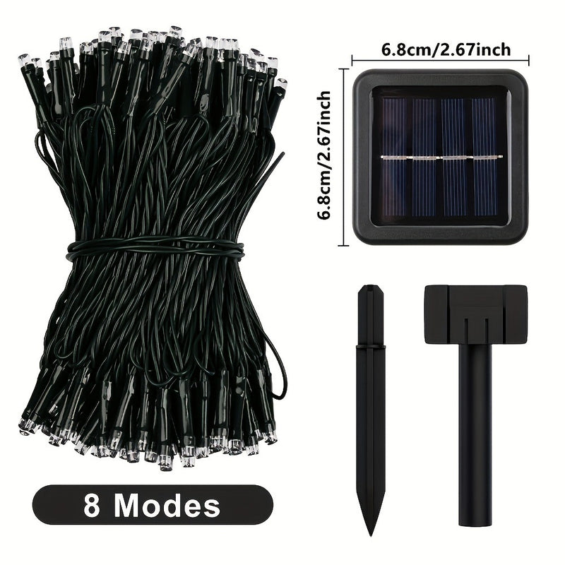 Solar LED String Lights – Outdoor Solar Powered Fairy Lights for Garden, Patio & Party
