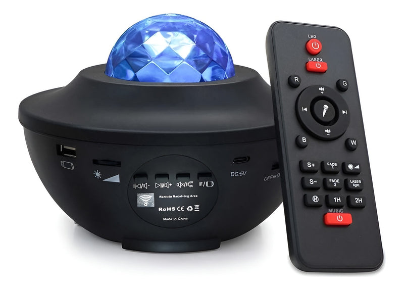 Galaxy Star Projector – LED Night Light with Starry Sky & Aurora Projection for Bedroom & Home
