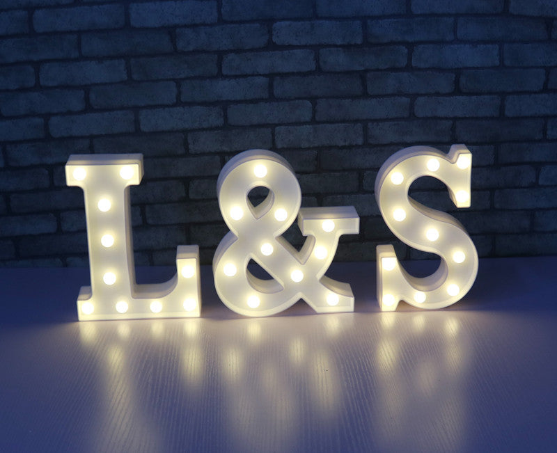 LED Marquee Letters – Large Light Up Alphabet Signs