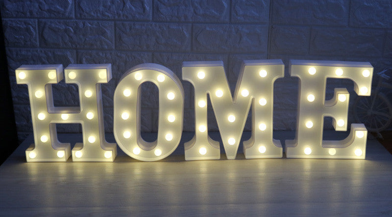 LED Marquee Letters – Large Light Up Alphabet Signs