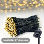 Solar LED String Lights – Outdoor Solar Powered Fairy Lights for Garden, Patio & Party