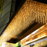 Icicle LED String Lights – Decorative Hanging Fairy Lights for Home, Party & Holiday Decor