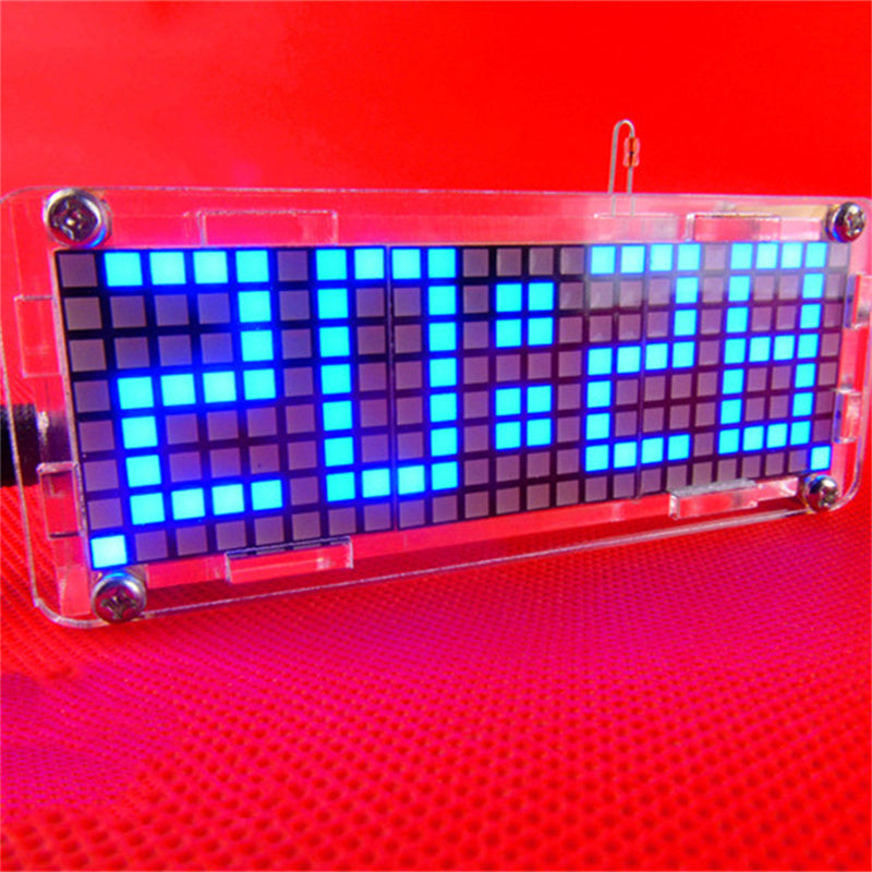 Smart LED Matrix Clock – Programmable Display for Home & Office