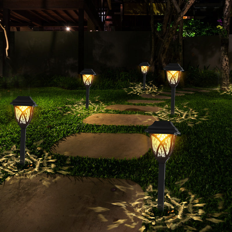 6-Pack Solar Powered LED Garden Stakes – Color Changing Yard Decor Lights