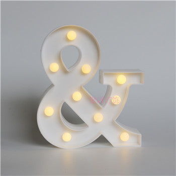 LED Marquee Letters – Large Light Up Alphabet Signs