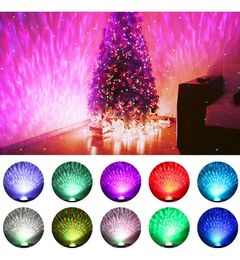Galaxy Star Projector – LED Night Light with Starry Sky & Aurora Projection for Bedroom & Home
