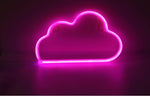 LED Neon Cloud Sign - Aesthetic Wall Light Decor for Bedroom, Nursery & Gaming Room