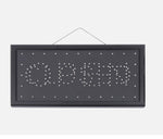 Open/Closed LED Business Sign - Bright Neon Wall Light for Store, Café & Shop