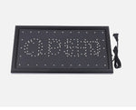 Open/Closed LED Business Sign - Bright Neon Wall Light for Store, Café & Shop