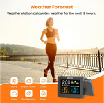 Smart LED Projection Clock – Digital Alarm Clock with Indoor Outdoor Thermometer