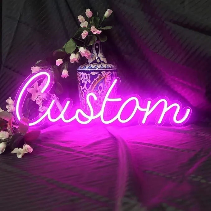 Custom Logo LED Neon Sign - Personalized Business & Brand Wall Light f ...