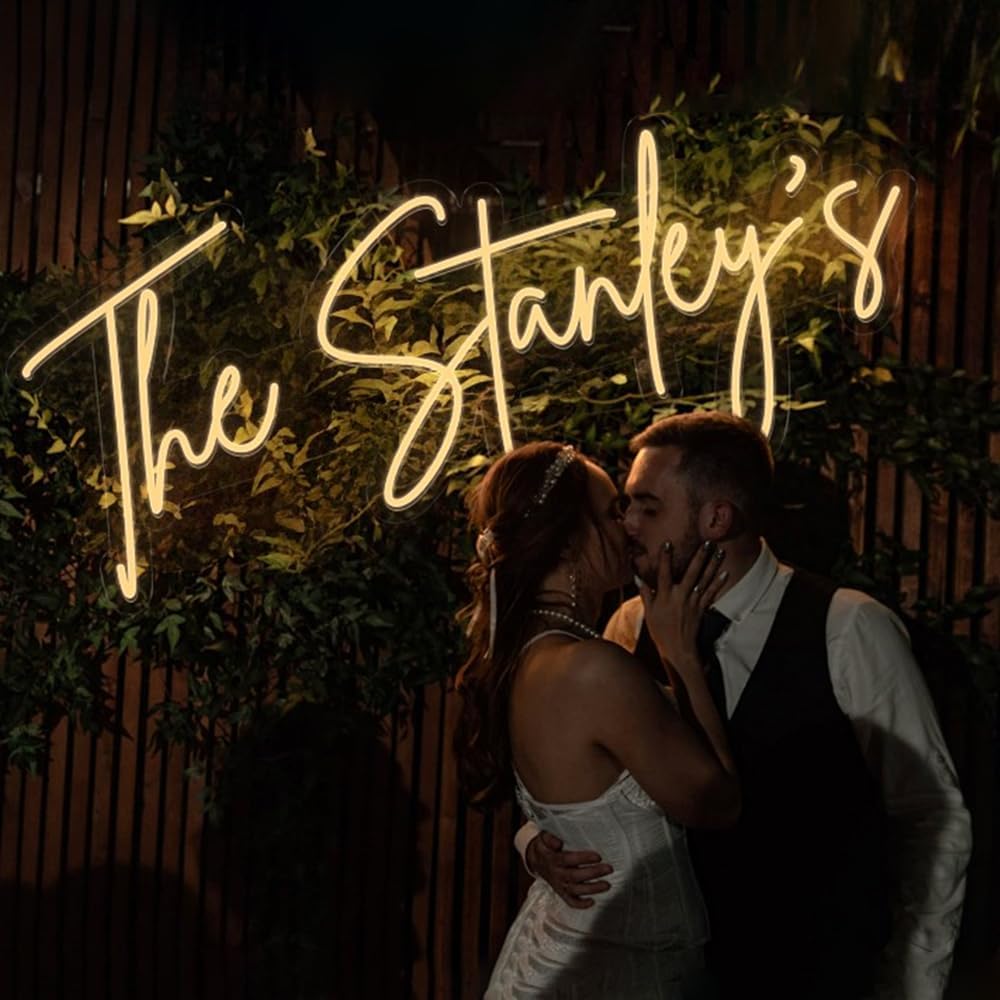 LED Neon Name Sign - Personalized Wall Light for Bedroom, Wedding & Room Decor