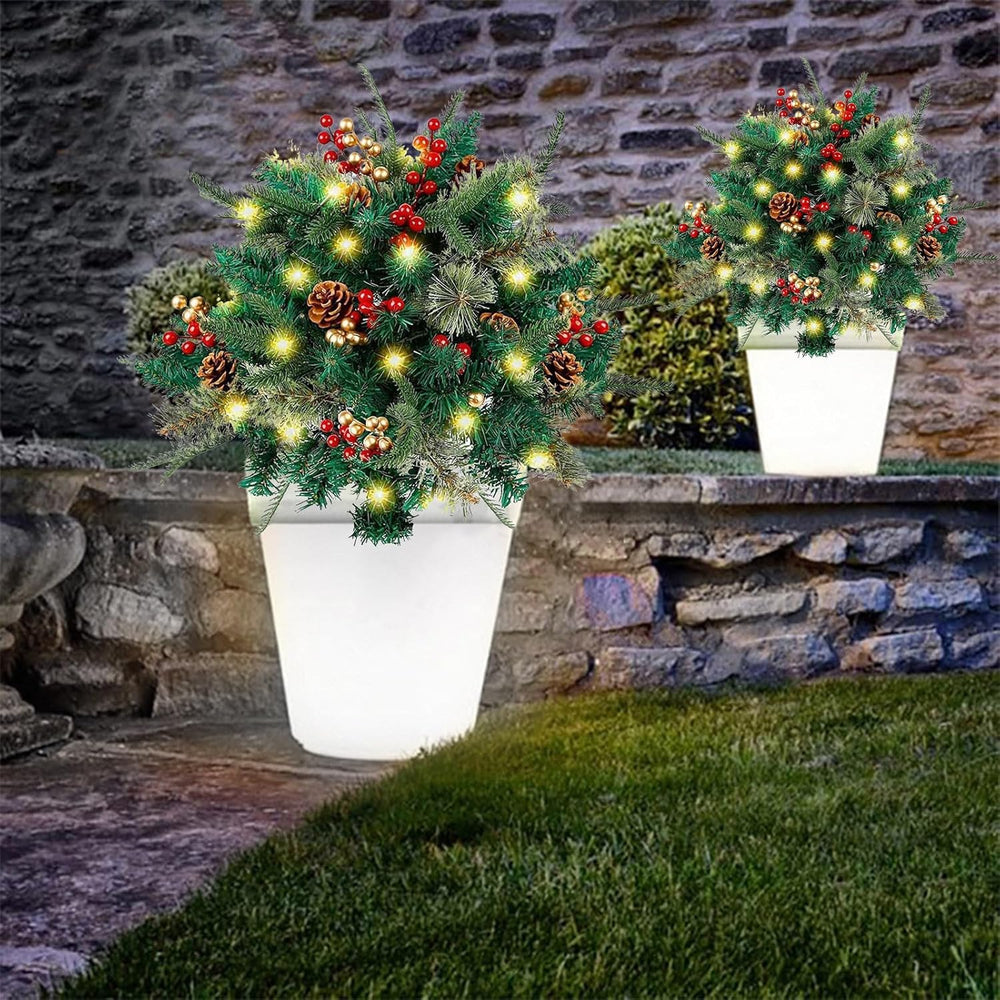 Solar LED Illuminated Planter Pots – Modern Glow Pots for Indoor & Outdoor Decor