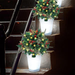 Solar LED Illuminated Planter Pots – Modern Glow Pots for Indoor & Outdoor Decor