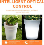 Solar LED Illuminated Planter Pots – Modern Glow Pots for Indoor & Outdoor Decor