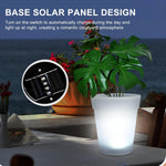 Solar LED Illuminated Planter Pots – Modern Glow Pots for Indoor & Outdoor Decor