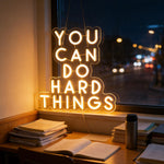 LED Neon Quote Sign - Personalized & Aesthetic Wall Light for Bedroom, Office & Room Decor