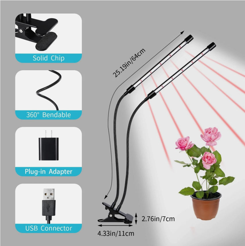 LED Grow Light for Plants – Full Spectrum Indoor Plant Light