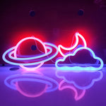 2-Sided LED Neon Sign - Double-Sided Illuminated Wall Light for Store, Bar & Business