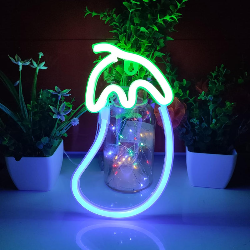 2-Sided LED Neon Sign - Double-Sided Illuminated Wall Light for Store, Bar & Business