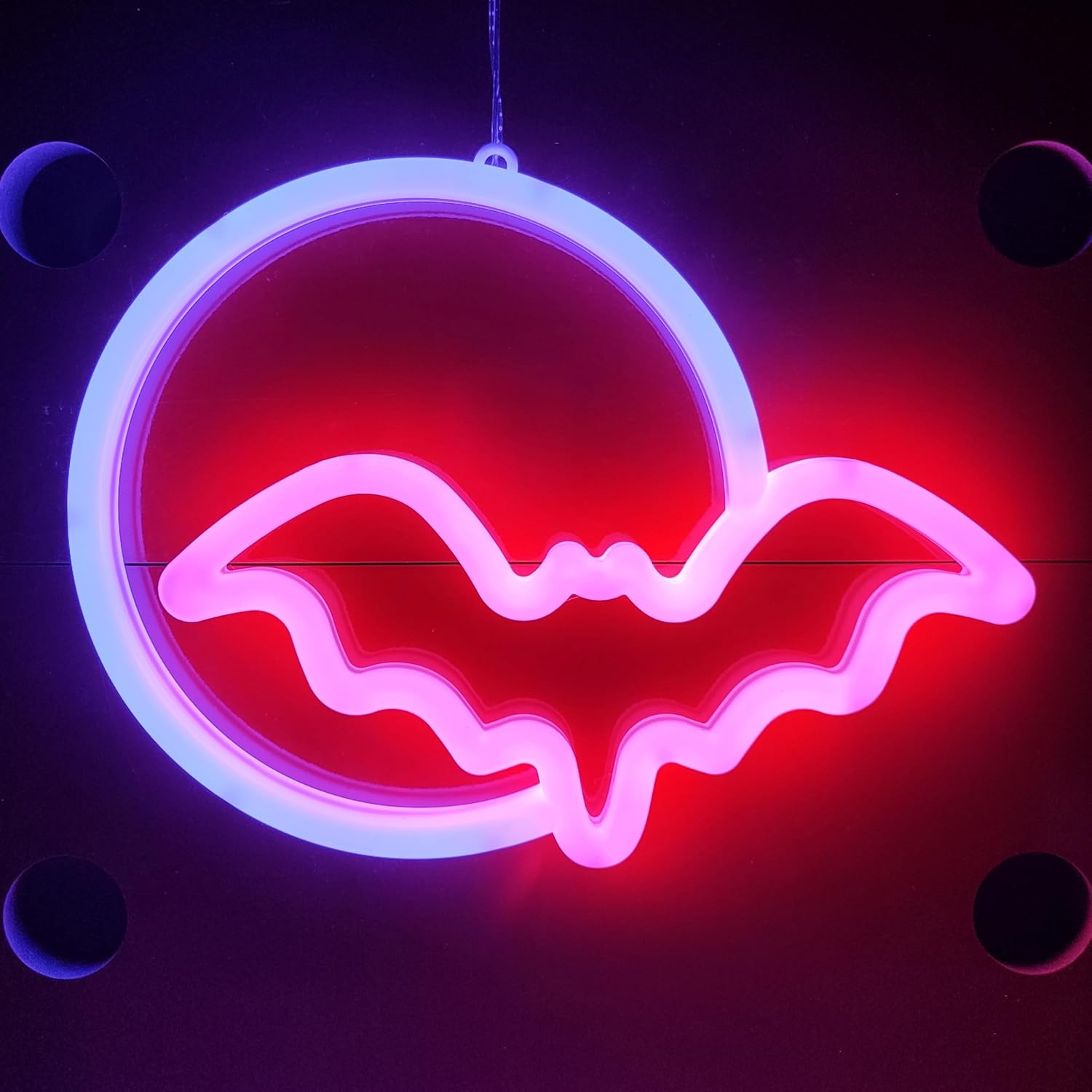 2-Sided LED Neon Sign - Double-Sided Illuminated Wall Light for Store, Bar & Business