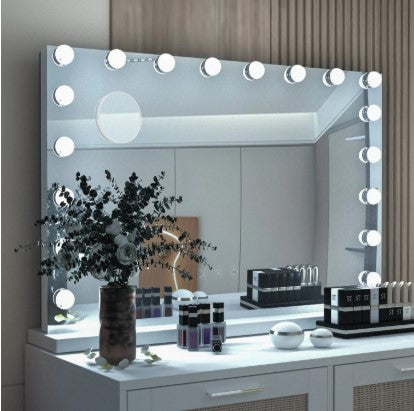 Hollywood Style LED Vanity Mirror - Lighted Makeup Mirror for Bedroom, Dressing Table & Beauty Room