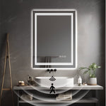 Smart LED Bathroom Mirror 24" x 32" - Lighted Vanity Mirror with Touch Control for Home & Bathroom