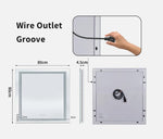 RGB LED Vanity Mirror - Color-Changing Lighted Makeup Mirror for Bedroom & Beauty Room