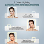 LED Handheld Mirror - Portable Lighted Makeup Mirror for Travel, Beauty & Daily Use