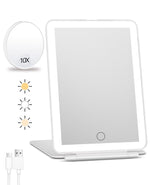 LED Handheld Mirror - Portable Lighted Makeup Mirror for Travel, Beauty & Daily Use