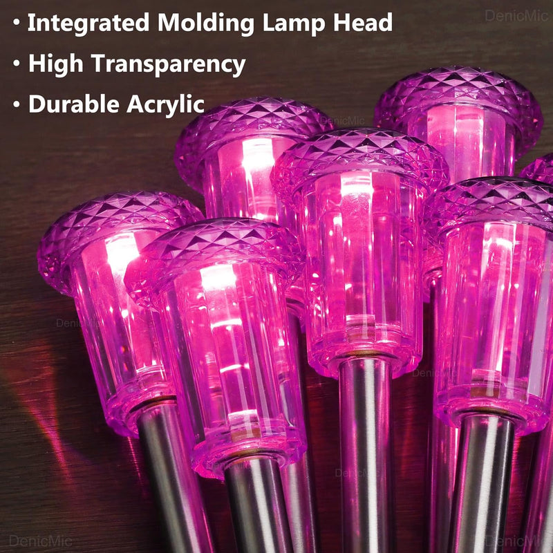 10-Pack Solar LED Pathway Lights – Waterproof Outdoor Garden Lighting