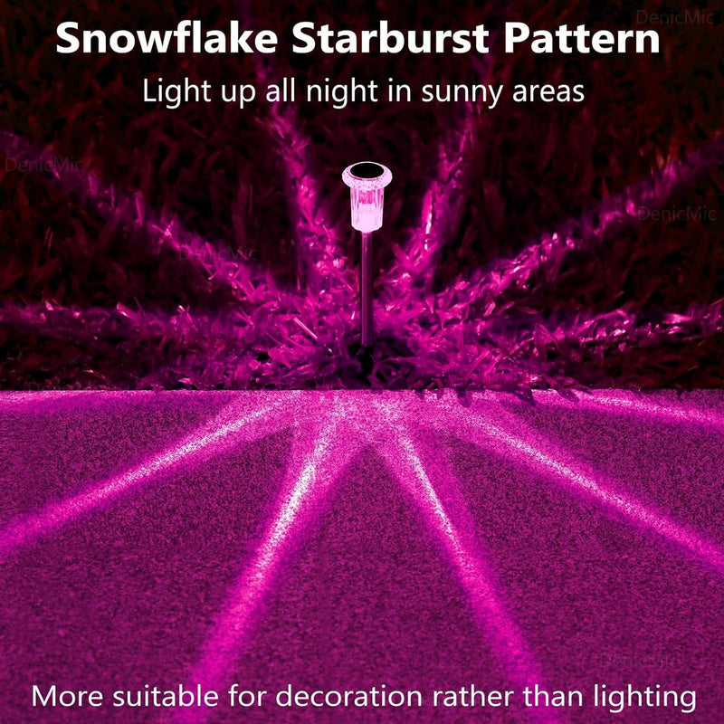 10-Pack Solar LED Pathway Lights – Waterproof Outdoor Garden Lighting