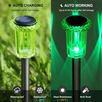 10-Pack Solar LED Pathway Lights – Waterproof Outdoor Garden Lighting