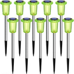10-Pack Solar LED Pathway Lights – Waterproof Outdoor Garden Lighting